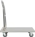 Produktbild: vidaXL Plattformwagen Silbern 82 x 53 x 86 cm Edelstahl