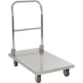 Produktbild: vidaXL Plattformwagen Silbern 82 x 53 x 86 cm Edelstahl