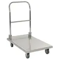 Produktbild: vidaXL Plattformwagen Silbern 82 x 53 x 86 cm Edelstahl