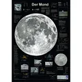 Produktbild: Der Mond Poster Deutsch DIN A1 200gr. Papier, mit mattlack-beschichtet