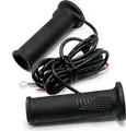 Produktbild: Koso Heizgriffe HG-17 22mm 7/8 Zoll + 25,4mm 1 Zoll L 120mm mit integriertem Schalter schwarz