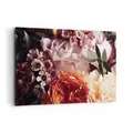 Produktbild: Wandbilder 120x80cm Leinwandbild Blumen Getreide Rosen Groß XXL Bilder Wanddeko