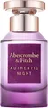 Produktbild: Abercrombie & Fitch Authentic Night Woman Eau de Parfum Spray 50 ml
