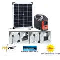 Produktbild: revolt Fensterbank-Solarkraftwerk: Powerstation mit 20-W-Modul, 155 Wh, 230 V