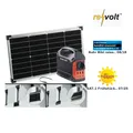 Produktbild: revolt Fensterbank-Solarkraftwerk: Powerstation mit 60-W-Modul, 155 Wh, 230 V