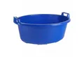 Produktbild: Lockweiler Wäschekorb Wanne oval 65 cm/40 l blau hochstehende Griffe