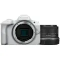 Produktbild: Canon EOS R50 Weiß + RF-S 18-45mm IS STM | ✔️ Temporär mit Kostenlose Geschenkbox i.W.v. 160  € | 5 Jahre kostenlose Garantie