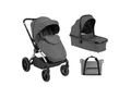 Produktbild: Kikkaboo Kombi-Kinderwagen Kinderwagen Kara 2 in 1, Babywanne, Sportsitz, Wickeltasche, Federung