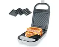 Produktbild: KORONA 3-in-1-Sandwichmaker mit Wechselplatten für Sandwiches Waffeln und Grillen
