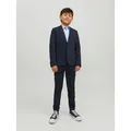 Produktbild: Jack & Jones Junior Anzug JPRSOLAR elastisch und pflegeleicht für besondere Anlässe (Set, 2-tlg) unifarben, modisch, slim fit, Web, Reverskragen blau 170