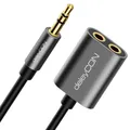 Produktbild: 3,5mm Klinke Adapter Splitter AUX Kopfhörer Klinkenkabel Audio HiFi Kabel Klinke