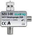 Produktbild: Axing SZU 3-00 SAT-Dämpfungsregler, 0,5-20dB, F-Buchse, F-Stecker, DC-Durchlass (SZU00300)