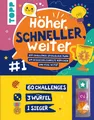 Produktbild: Höher, schneller, weiter! Der Challenge-Spieleblock mit 3 Würfeln, frechver ...
