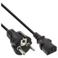 Produktbild: InLine - Stromkabel - CEE 7/7 (M) bis IEC 60320 C13