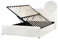 Produktbild: Schickes Doppelbett creme weiß mit Bettkasten und Lattenrost 160x200 cm Rochefor