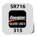 Produktbild: 1 x Energizer 315 Uhrenbatterie 1,55 V SR716SW SR67 23mAh Batterie Knopfzelle