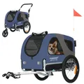 Produktbild: DOGGYHUT® Premium MEDIUM Hundeanhänger & Jogger 2 in 1 Fahrradanhänger