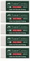 Produktbild: Faber-Castell 188121 - Radierer 7081 N PVC-Free, Kunststoff (5 Radierer, weiß)