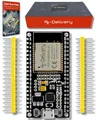 Produktbild: AZDelivery ESP-32 Dev Kit C unverlötet NodeMCU Module WLAN WiFi Development Board mit CP2102 (Nachfolgermodell zum ESP8266) und kompatibel mit Arduino inklusive E-Book!…