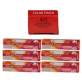 Produktbild: Wella Color Touch Vibrants Reds 6 x 60 ml 4/5 mittelbraun mahagoni Set