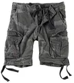 Produktbild: Surplus Raw Vintage Airborne Vintage Herren Cargo Shorts, blackcamo, 4XL