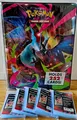 Produktbild: Pokemon TCG Glurak Mappe 9 Pocket (252) + 500 Ultra Pro Sleeves - Neu & OVP Set