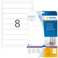 Produktbild: HERMA 5160 Ordneretiketten A4 192x34 mm weiß Papier matt blickdicht 200 St.