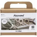 Produktbild: Creativ Company Mini Kreativ Set Macramé, 4 x Serviettenring, Creme | 977627