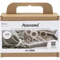 Produktbild: Creativ Company Mini Kreativ Set Macramé, 4 x Serviettenring, Creme