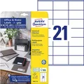 Produktbild: AVERY Zweckform Universal-Etiketten Home Office 70 x 41 mm weiß 210 Etiketten