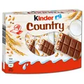 Produktbild: (15,21€/1kg) Ferrero Kinder Country 9 Riegel, Schokolade