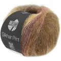 Produktbild: Wolle Kreativ! Lana Grossa - Silkhair Print 25g Fb. 427 nougat gelb oliv grau