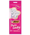 Produktbild: BIC TWIN LADY SENSITIVE RASIERER 5ER-PACK