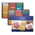 Produktbild: Pastellkreide 72er Premium Set 70 Farben Darunter 4 Fluoreszierende Farben Ex...