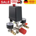 Produktbild: Druckregler mit Druckschalter 230V für Kompressor Kompressorschalte 175PSI 12bar