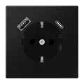 Produktbild: Jung SCHUKO Steckdose mit USB Typ AC LS1520-15CASWM (LS1520-15CASWM)