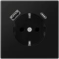 Produktbild: Jung SCHUKO-STECKDOSE M.USB TYP AC / JUNG LS1520-15CASWM