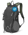 Produktbild: Terra Peak® Premium Wanderrucksack 20L ACTIVE 20 Damen Herren & Erwachsene klein grau - Trekking-Rucksack zum Wandern - Daypack Rucksack & Tagesrucksack wasserdicht mit Laptop-Fach & Trinksystem