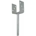 Produktbild: Zaun H-anker Pfostenträger Pfostenanker Einschlaghülse Pfostenkappe Zaunkappe - 9 X 9 Cm, U-pfostenträger