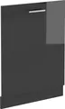 Produktbild: Vicco Geschirrspülblende R-Line, 60 cm ohne Arbeitsplatte, Anthrazit Hochglanz/Anthrazit