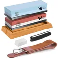 Produktbild: Professionelles Schleifstein Set für Messer - Körnung 400/1000 und 3000/8000