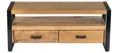 Produktbild: Livingfurn – TV-Möbel Nairobi 120 cm – Mangoholz / beschichteter Stahl