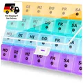 Produktbild: Tablettenbox Monat 28 Tage Pillendose Große Medikamentenbox 7 Fä