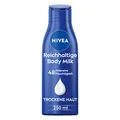 Produktbild: NIVEA Reichhaltige Body Milk (250 ml), intensiv pflegende Körpercreme mit Mandelöl natürlichen Ursprungs, Lotion mit Tiefenpflege Serum und Vitamin E