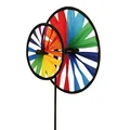 Produktbild: CIM Windspiel - Magic Wheel Twin Double - Durchmesser Ø16cm / Ø25cm - UV-beständig und Wetterfest - Vielseitige Haus und Gartendekoration