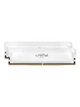Produktbild: Crucial PRO Overclocking DDR5-6400 - 32GB - CL38 - Dual Channel (2 pcs) - AMD EXPO & Intel XMP - Weiß CP2K16G64C38U5W