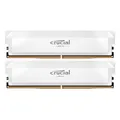 Produktbild: Crucial Pro OC Weiß 32GB Kit (2x16GB) DDR5-6400 CL38 UDIMM Gaming-Arbeitsspeiche