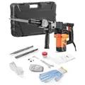Produktbild: VEVOR Hochleistungs-Betonbrecher Abbruchhammer 1400 W, 19 J Schlagkraft Elektroabbruchhammer, Bohrhammer Betonhammer Stemmhammer 2900 BPM, inkl