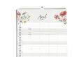 Produktbild: heaven+paper Familienkalender A3 Familienplaner WILDFLOWER 5 Spalten 2026 blumig, hochwertig, Hergestellt in Deutschland