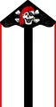 Produktbild: Kinderdrachen HQ Simple Flyer 85 Jolly Roger 102137 Schwarz 85 x 45 cm